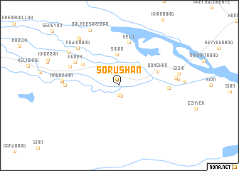 map of Sorūshān