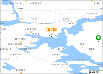 map of Sorva