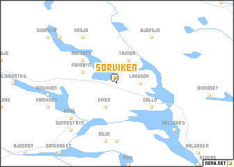 map of Sörviken