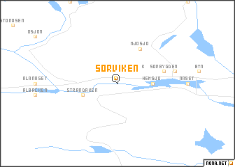 map of Sörviken