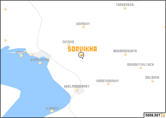 map of Sorvikha