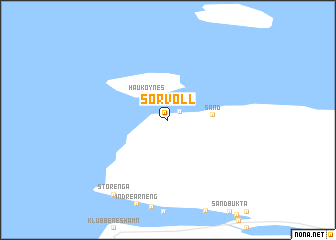 map of Sørvoll