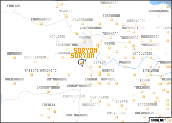 map of Sŏryŏm