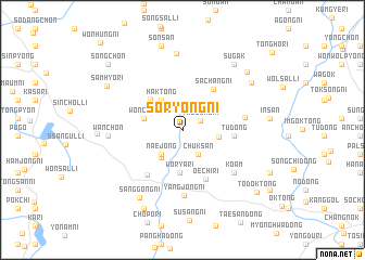 map of Soryong-ni