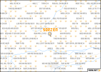 map of Sörzen