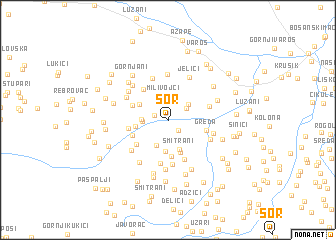 map of Šor