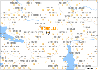 map of Sŏsal-li