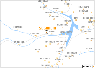 map of Sŏsang-ni