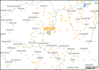 map of Sosan