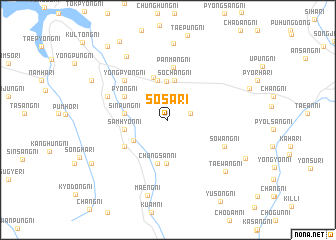 map of Sŏsa-ri