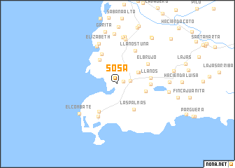 map of Sosa