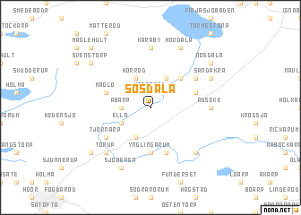 map of Sösdala