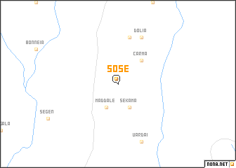 map of Sose