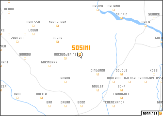 map of Sosimi