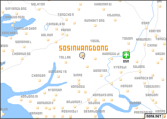 map of Sŏsinwang-dong