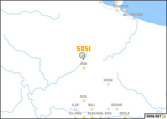 map of Sosi