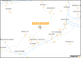 map of Sos Kondar