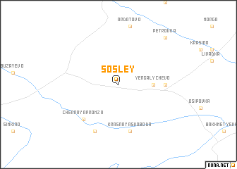 map of Sosley