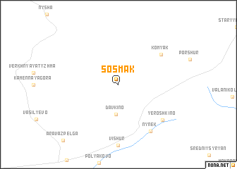 map of Sosmak