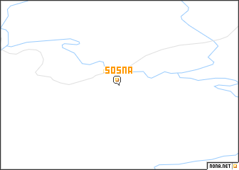 map of Sosna