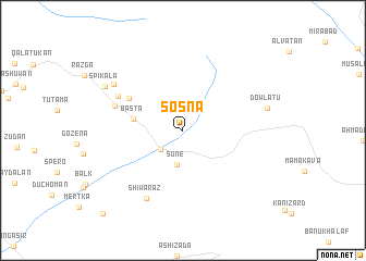 map of Sōsna