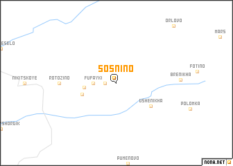 map of Sosnino
