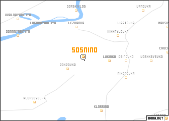 map of Sosnino