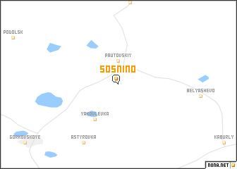 map of Sosnino