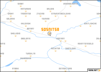 map of Sosnitsa