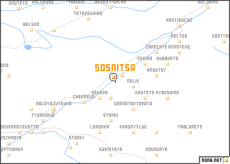 map of Sosnitsa