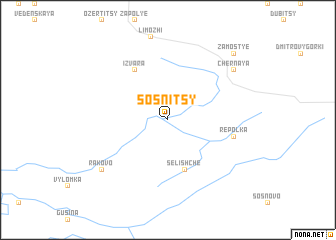map of Sosnitsy