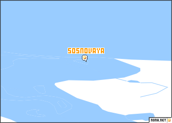 map of Sosnovaya