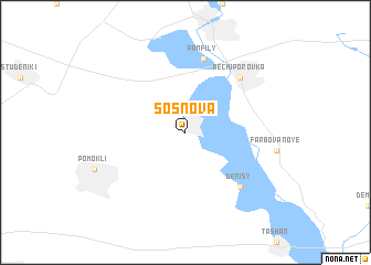 map of Sosnova