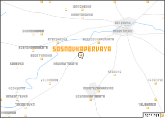 map of Sosnovka Pervaya