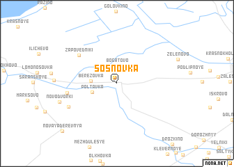 map of Sosnovka