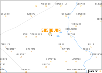 map of Sosnovka