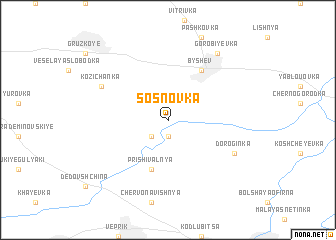 map of Sosnovka