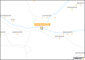 map of Sosnovka