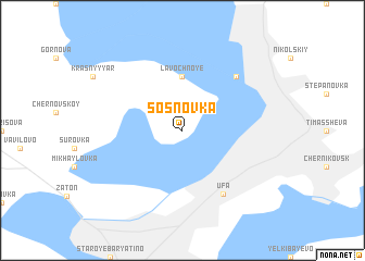 map of Sosnovka