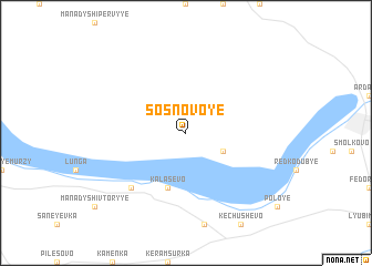 map of Sosnovoye