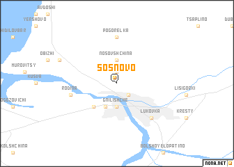 map of Sosnovo