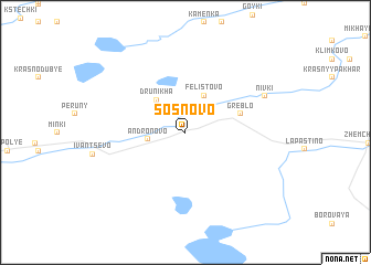 map of Sosnovo