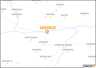 map of Sosnovo