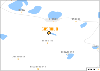 map of Sosnovo