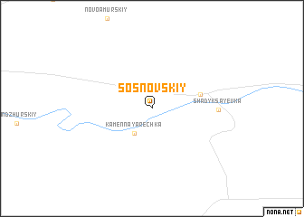 map of Sosnovskiy