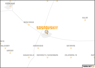 map of Sosnovskiy