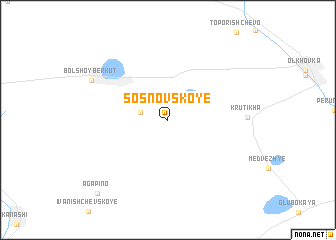 map of Sosnovskoye