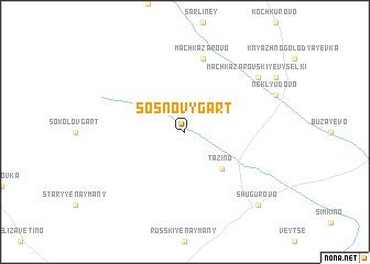 map of Sosnovy Gart