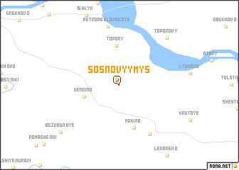 map of Sosnovyy Mys