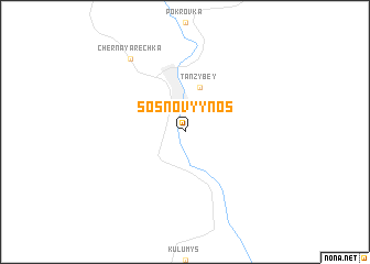 map of Sosnovyy Nos